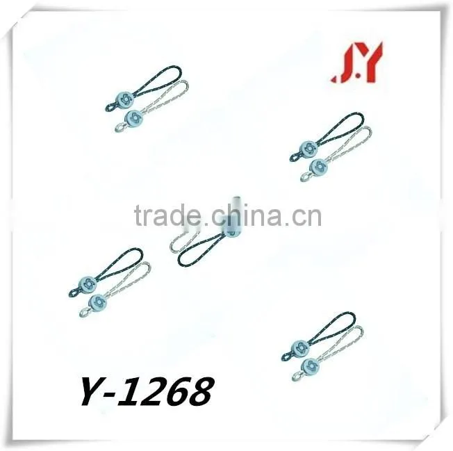 Custom high quality Stylish Plastic & Leather Zipper Puller