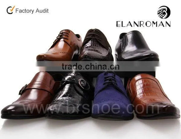 Men fashion latest leather men shoes