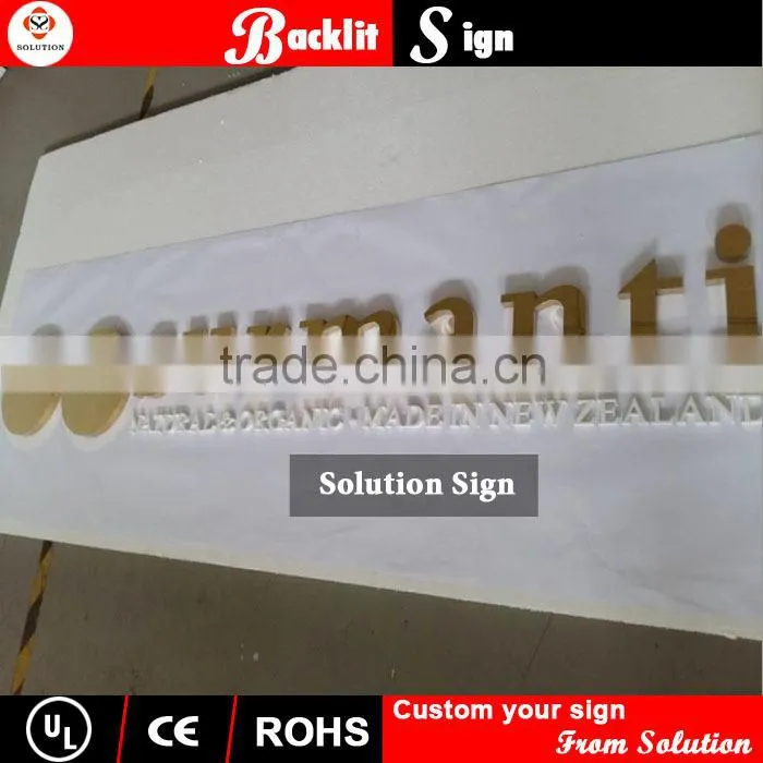 Front Light Led Sign Letters can be used as: Wall Signs, Business Signs
