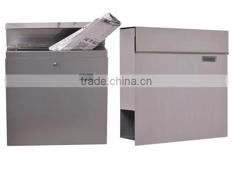 Customised Wall Mounted Stainless Steel Letterbox For Aparment