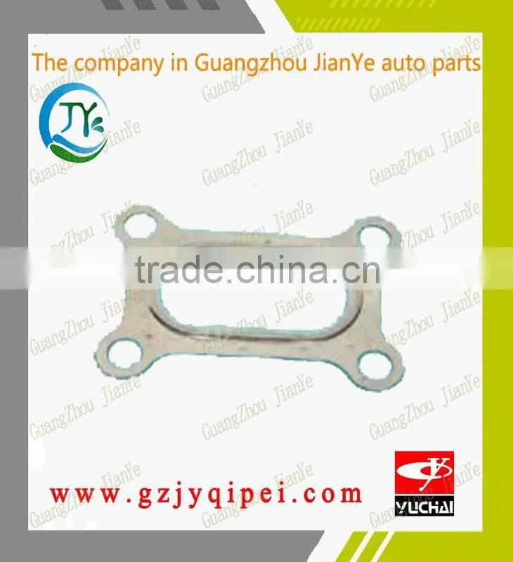 YC6L310-40-L50DA-T1 YUCHAI J5600-1008250B engine exhaust manifold gasket leak replacement