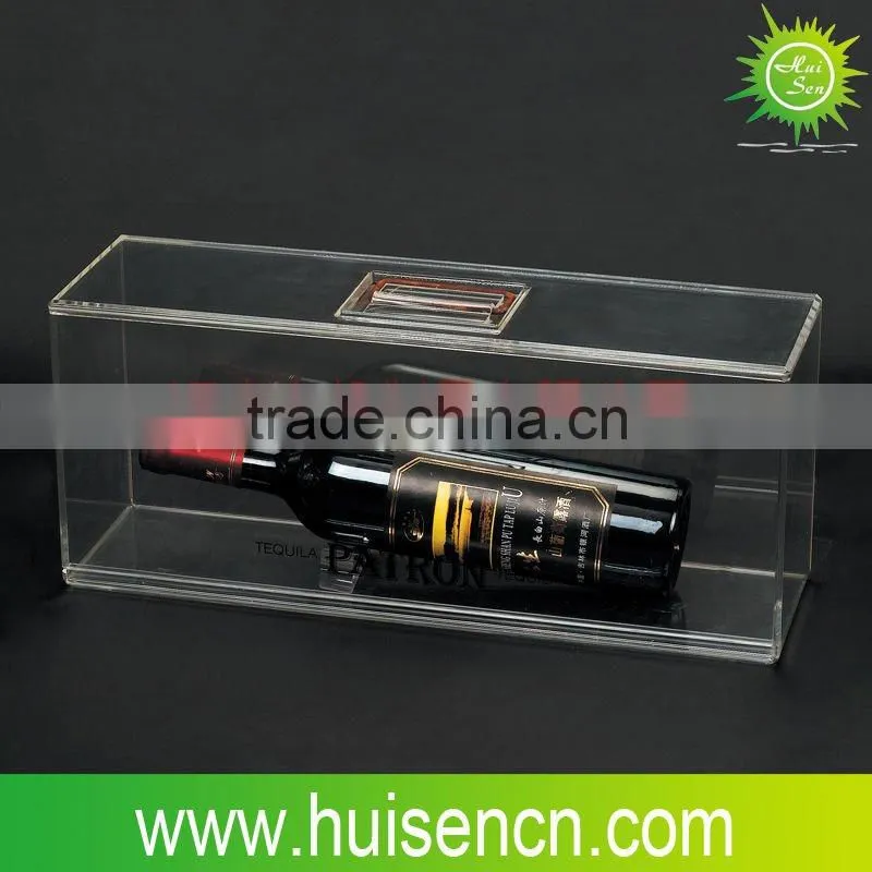Transparent acrylic wine display stand,wine display holder