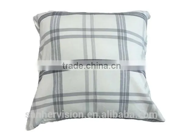 Poly/Cotton Checker Chair Cushion Cover