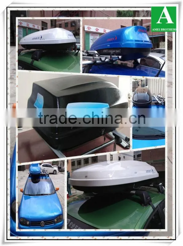Plastic car roof box