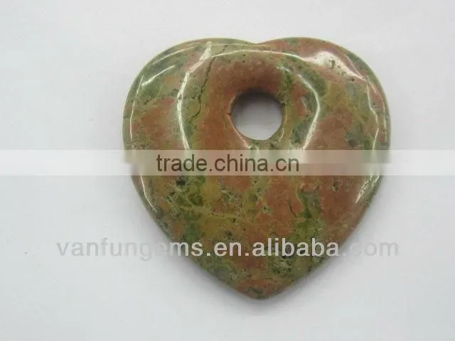 Wholesale 35*6mm Silver Leaf heart shape pendant