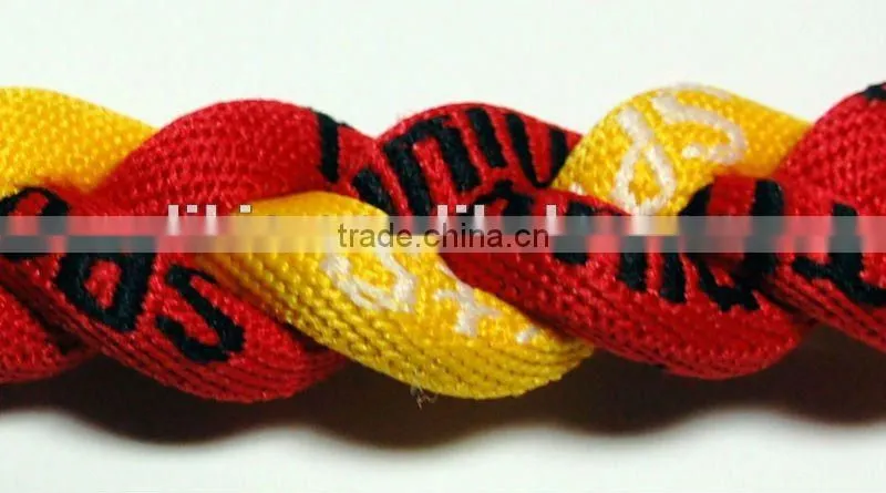 Tripe braided titanium sports necklace tri braideed sports necklace