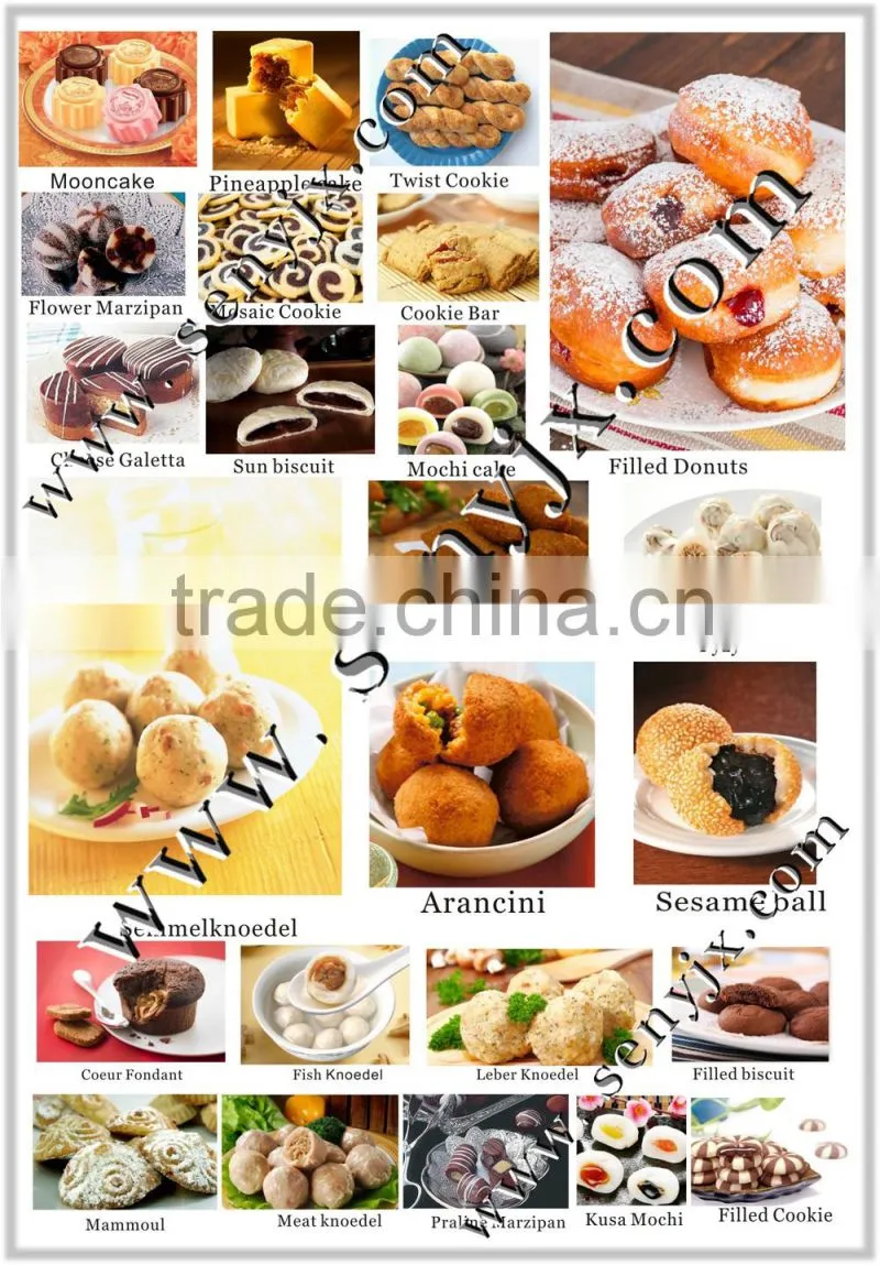 automatic delicious sweetheart cake encrusting and forming machine