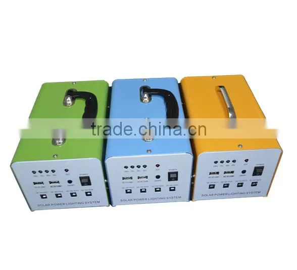 Portable 15W 20W 30W DC Mini Solar lighting system kit