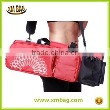 Yoga Mat Bag with Open Ends, Mobile Pocket and Water Bottle Holder - Keeps Your Mat Dry and Odorless