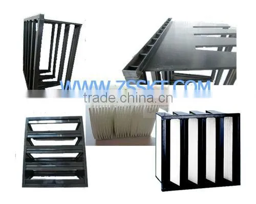 pocket air filter frame for rigid filters/V-bank ABS plastic frame