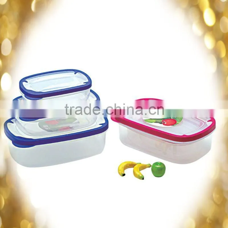 Set 3 PP TPR Food Storage Containers