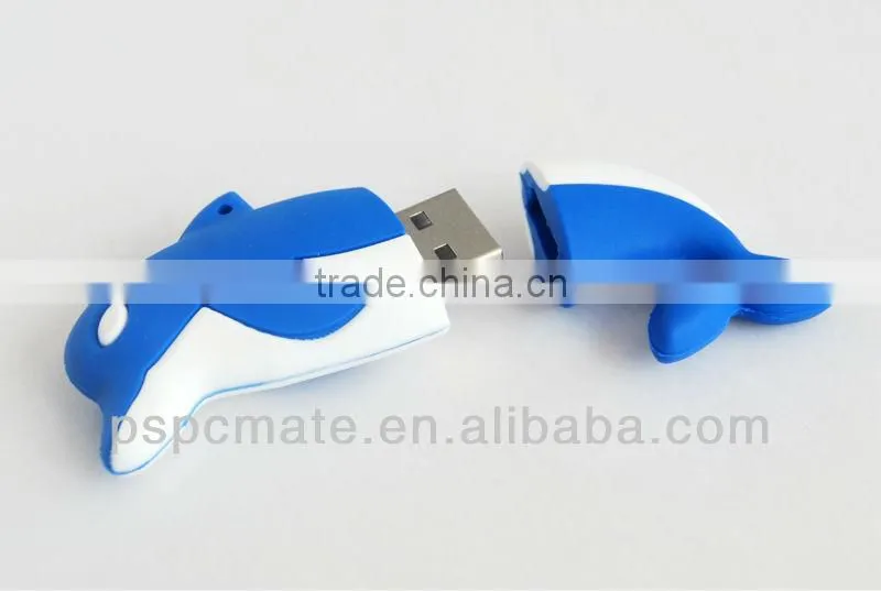 dolphin shape usb flahs driver animal usb as promotional gifts to give away
