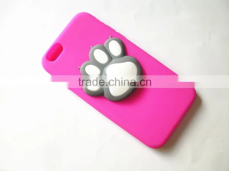 durable Silk print silicone mobilephone case