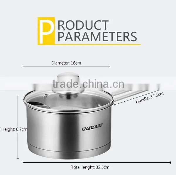 Stainless Steel Induction Pans Milk Saucepan