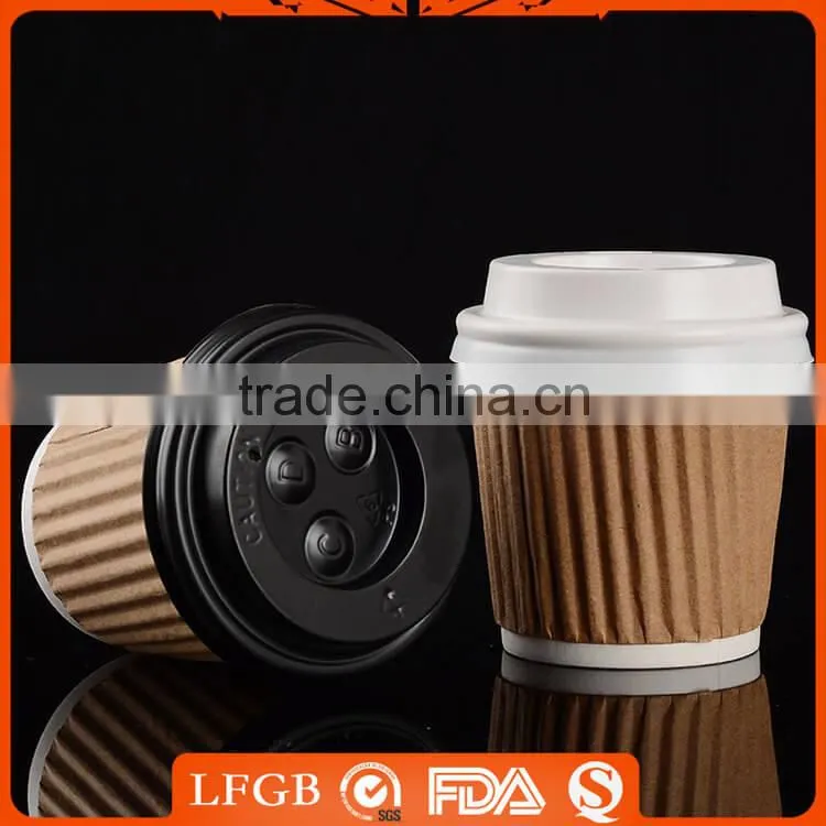 Rainbow disposable beautiful mini coffee cups 2oz to 5oz mini disposable paper cups