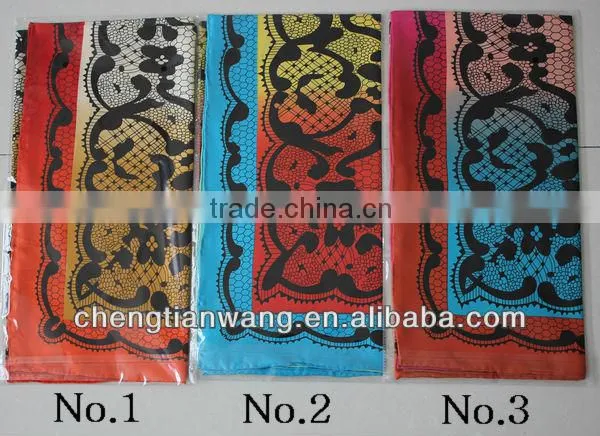 lady scarf fashion 90cm square 100% silk scarf lady scarf
