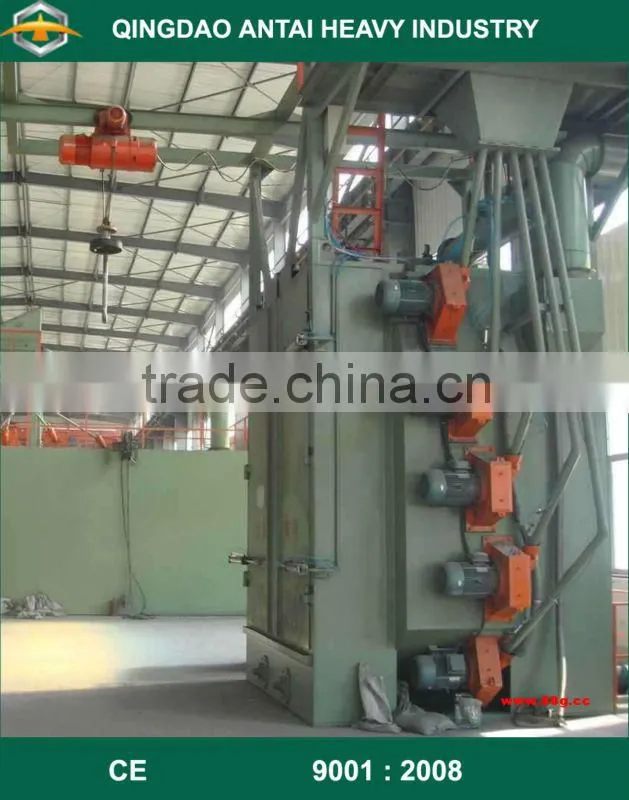 hook shot blasting machine/ lifting hook shot blasting machine