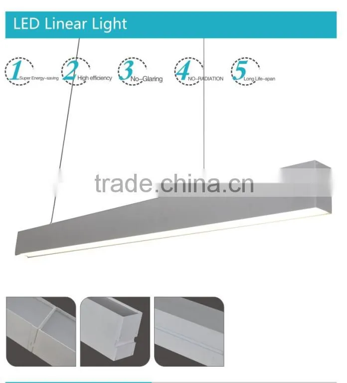 Led linear light; office pendent light