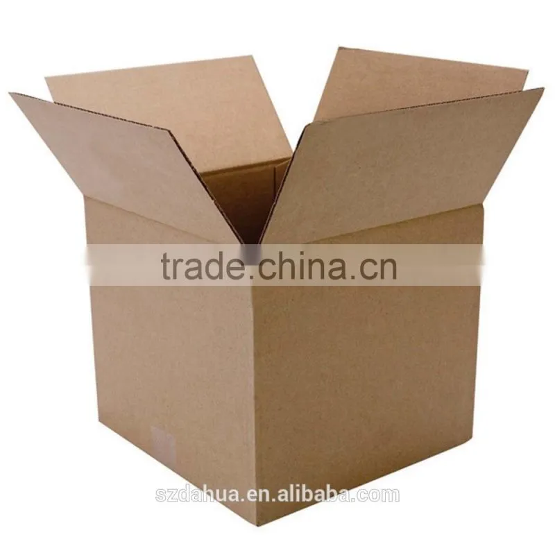 shenzhen dahua High Quality Cardboard Corrugated Shoe Boxes for Packaging Wholesale