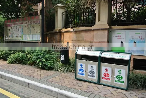 Max-HK30 Street/Square/School/Park/Apartment Recycling Separators High Volume Can