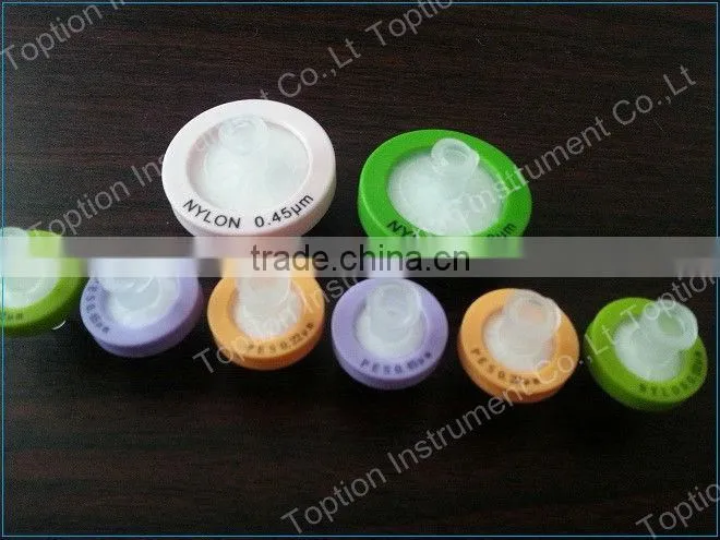 0.22 um/0.45 um membrane syringe filter