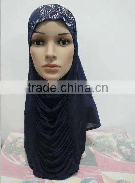 H137 latest muslim hijab,one piece hijab