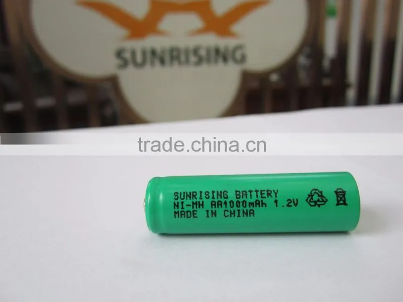AA 1000mAh 1.2 V Quanlity Rechargeable Battery NI-MH 1.2V Rechargeable 2A Battery Baterias Bateria