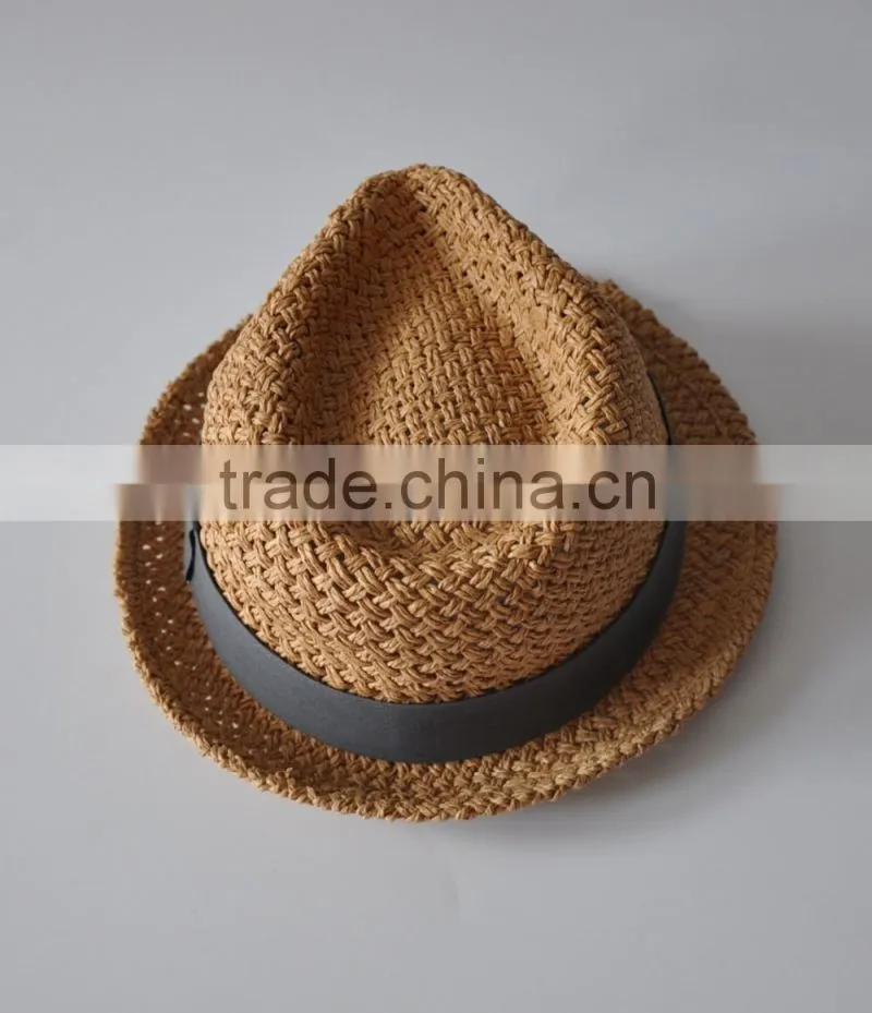 New arrival plain color wholesale hat straw