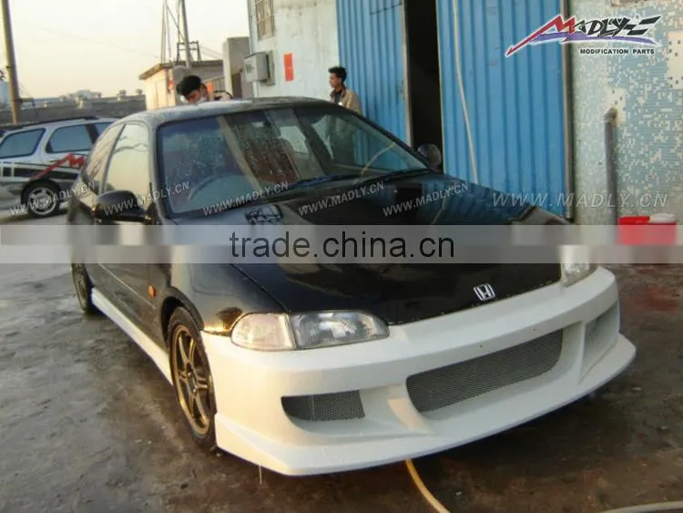 Body kits for HONDA-92-95-CIVIC-2.3.4DR-Style J