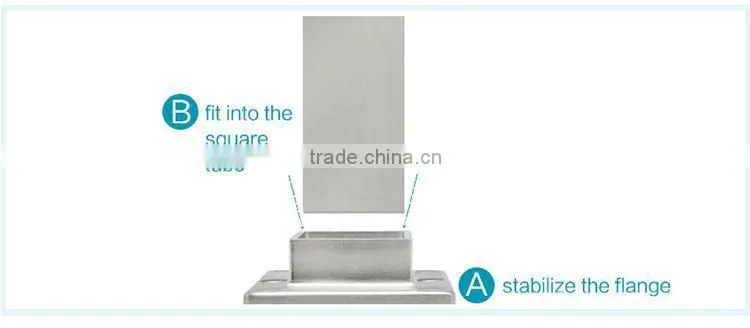 Best Price Custom-Made High Technology Stainless Steel Square Flange