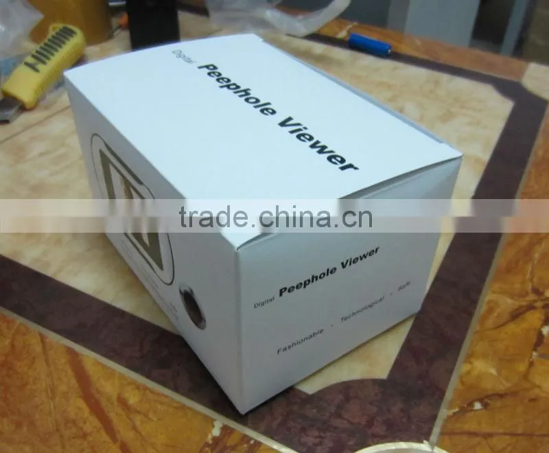 message taking door spy hole viewer with auto photo shooting and video recording
