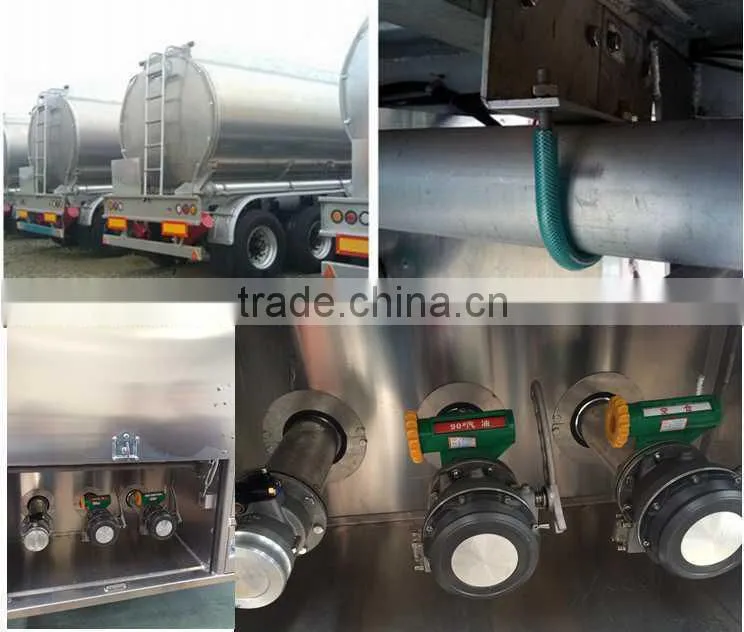 Aluminum tanker capacity in 42.4CBM