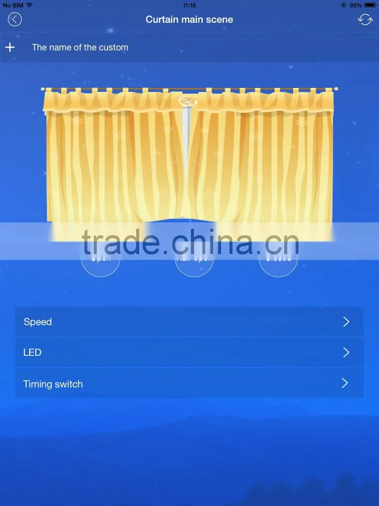 Zigbee smarthome curtain motor factory