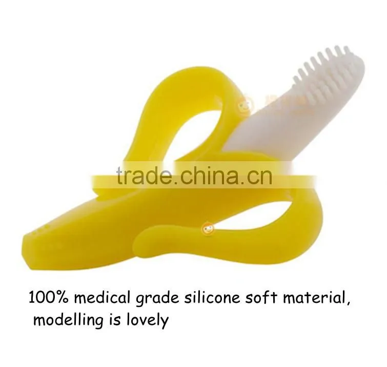 FDA Approved BPA Free Silicone Baby Toothbrush Product