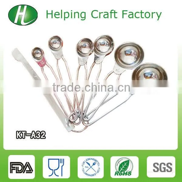 5pcs stainless steel measuring spoons