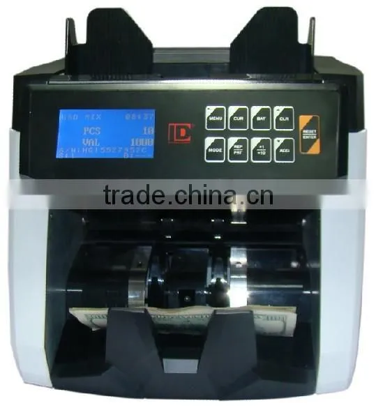 Multi Currency Intelligent Banknote Counter with Multiple currencies detecting capability