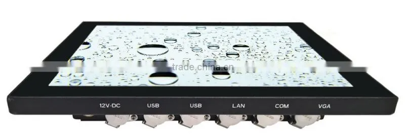 Industrial capacitive touch fanelss J1900 waterproof 17 inch all in one pc