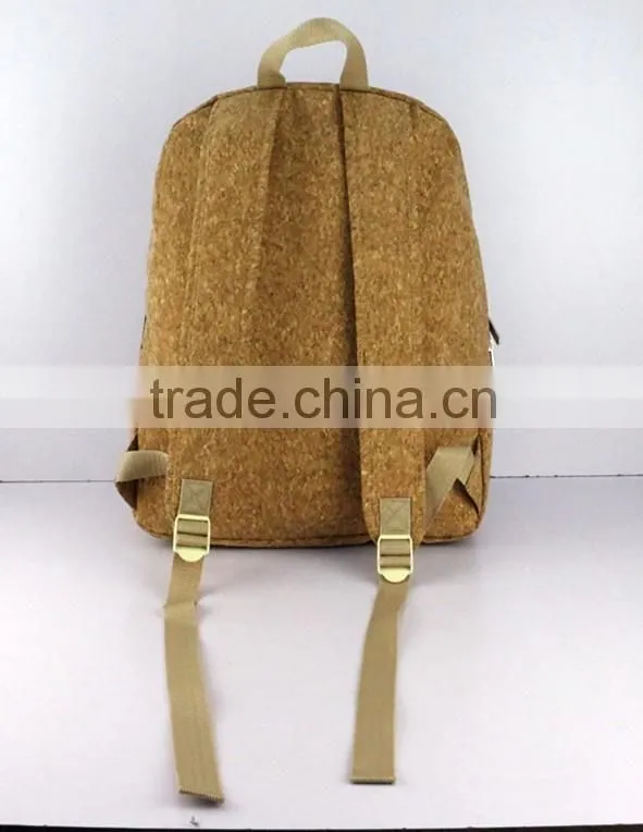 Promotional hot selling wood grain eco-friendly portable folding backpack