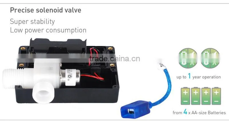 Hot sale! AA battery hotel water faucet, Refined pure alloy faucet V-AF5011