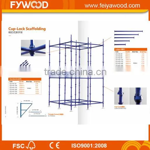 High Quality Steel Ringlock Scaffolding for Working Platform or Support System