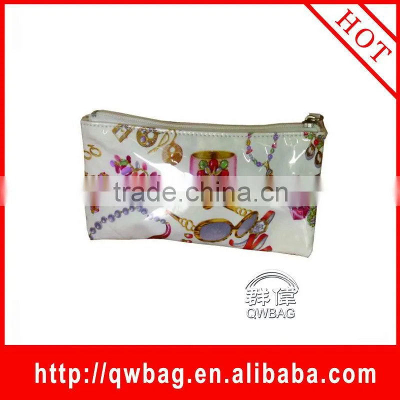 High Quality silk screen PU pencil bag with zipper for kids, SGS certificate, European Standard, Fast delivery, Free samples