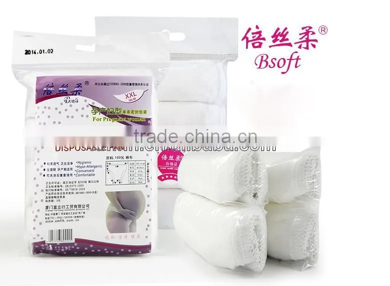 China Manufacturer Wholesale Maternity Cheap Disposable 100% Cotton Wear Specially for Use in Prenatal