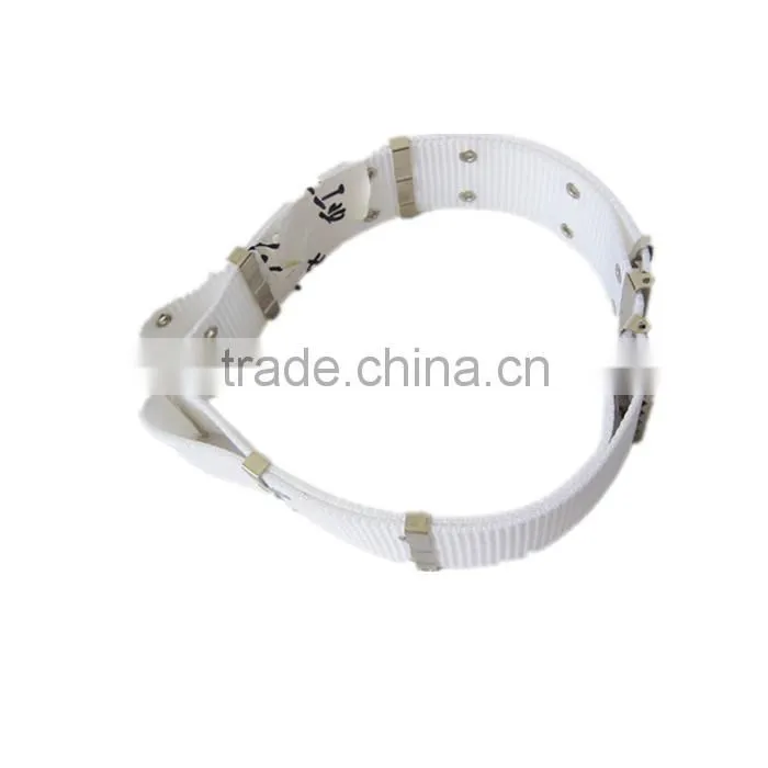 High Quality Nylon Webbing White Strong Military Belt
