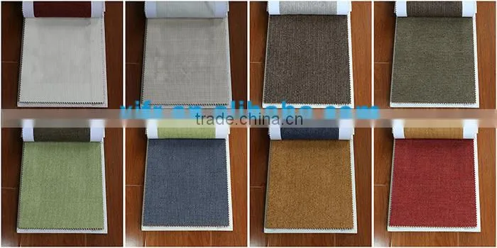 100% polyester fiber flame retardant woven copy linen fabric XJCD 0816