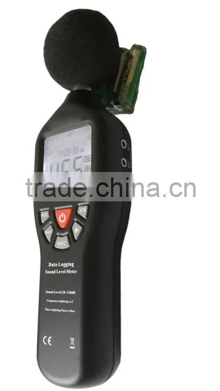 Newly 30-130dB USB decibel meter recording 32000 datas with factory lowest price