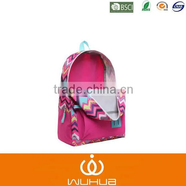 16.5 inch Patterned Fashion School Book Bag / Hiking Backpack