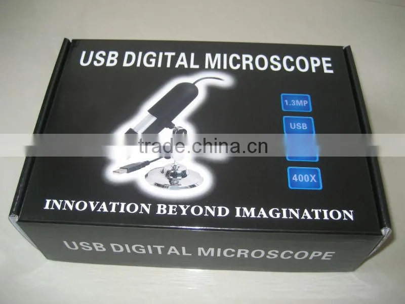 USB digital microscope with 2.0M camera/ USB Microscope 2.0M camera, 8 LED and holder