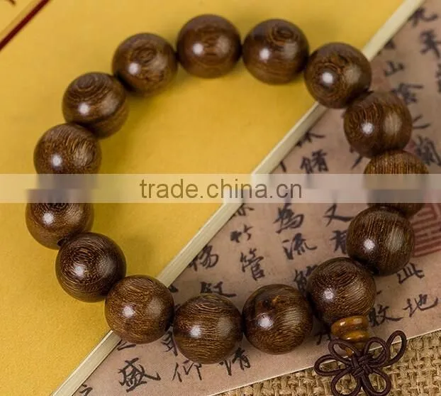 Delicate golden sandalwood Tibet Buddhism Prayer antifatigue bead bracelet