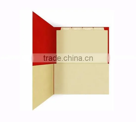 A4 two pocket high quality presentation folder printing