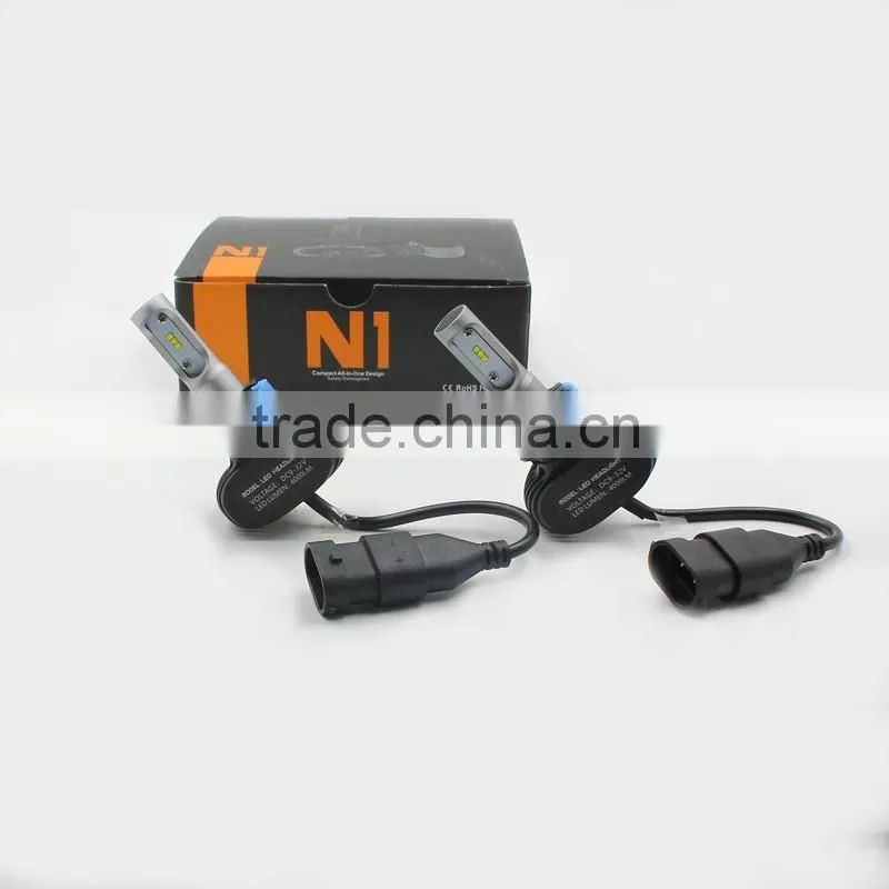 8000LM H10 9005 HB3 Auto Car LED Headlight Conversion headlight kit H10 9005 HB3 All in one Led Headlamp Light Bulbs Kit